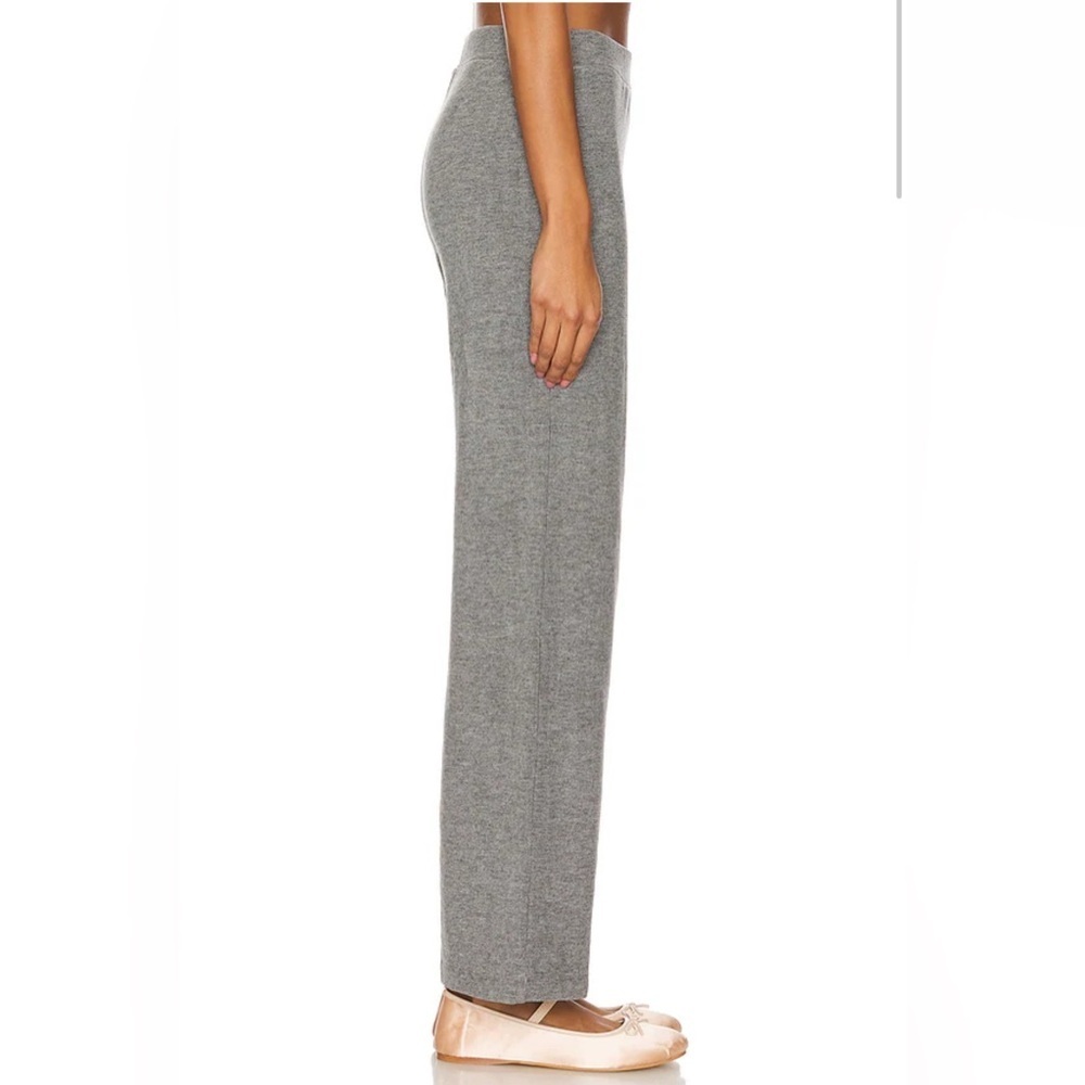 Revolve Bobi Wide Leg Pant in Charcoal - Picture 3 of 9